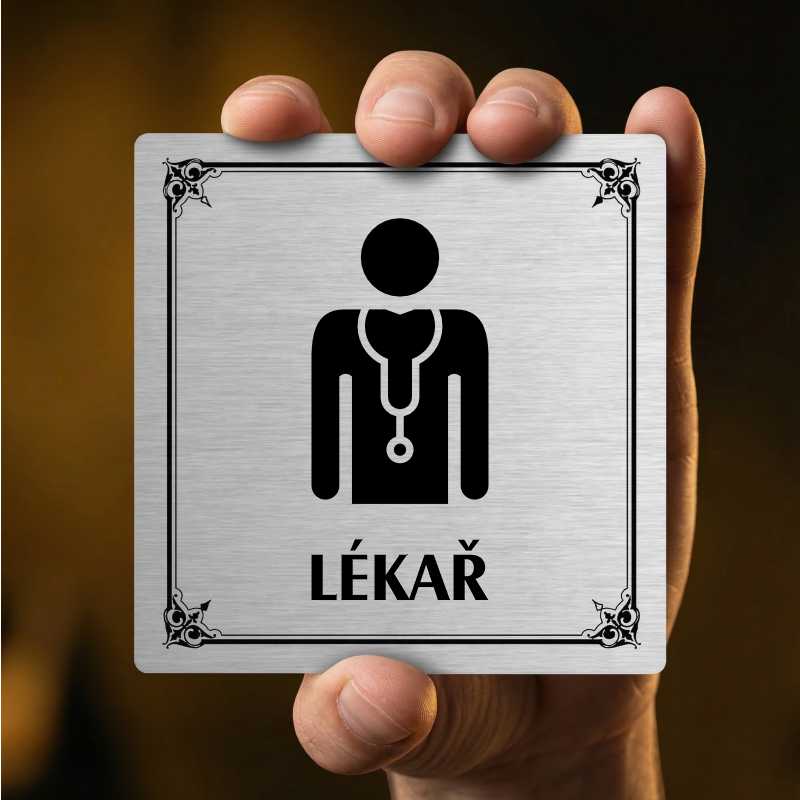 Lékař, 100x100mm, pergamen, Utah